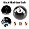 Black 8 Ball Gear Knob / Short Shifter Knob For Universal Car Acrylic BLACK 8 Ball For