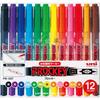 Uni Mitsubishi Pencil Water-based Pen Plocky Twin Extra Fine 12 Colors PM120T12CN