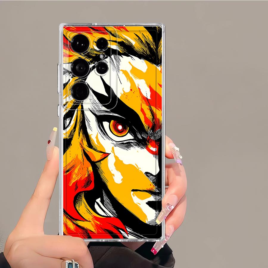 Чехол D-Demon S-Slayer для Samsung Galaxy S26 S23 Ultra Note 20 Ultra 10 S24 S21 S25 Edge S20 Plus S22 FE Чехол для телефона