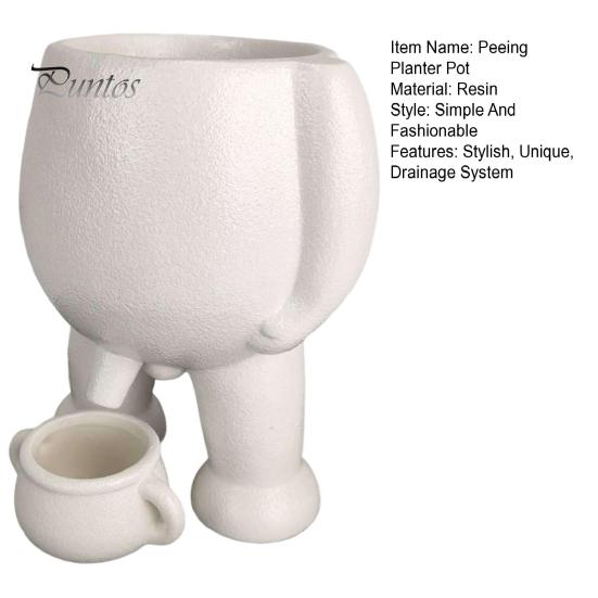 Горшок для мочи, горшок для мочи из смолы, забавный горшок для суккулентов с дренажем, новинка, ваза для внутреннего и наружного сада, домашний декор