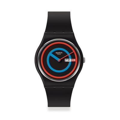 SWATCH CIRCLING BLACK GENT Часы SO28B706