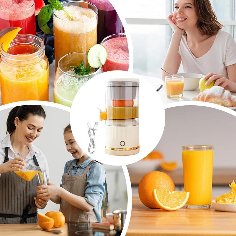 Extractor Fully Automatic Fruit Household Juicer Portable Juice Machine ResidueSeparation Bidirectional Spiral Fruit Juicer Cup