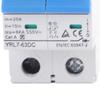 DIN Rail Mount Circuit Breaker Miniature Circuit Breaker 2 Pole DIN Rail Mount Circuit Breaker Disconnect   550V 20A