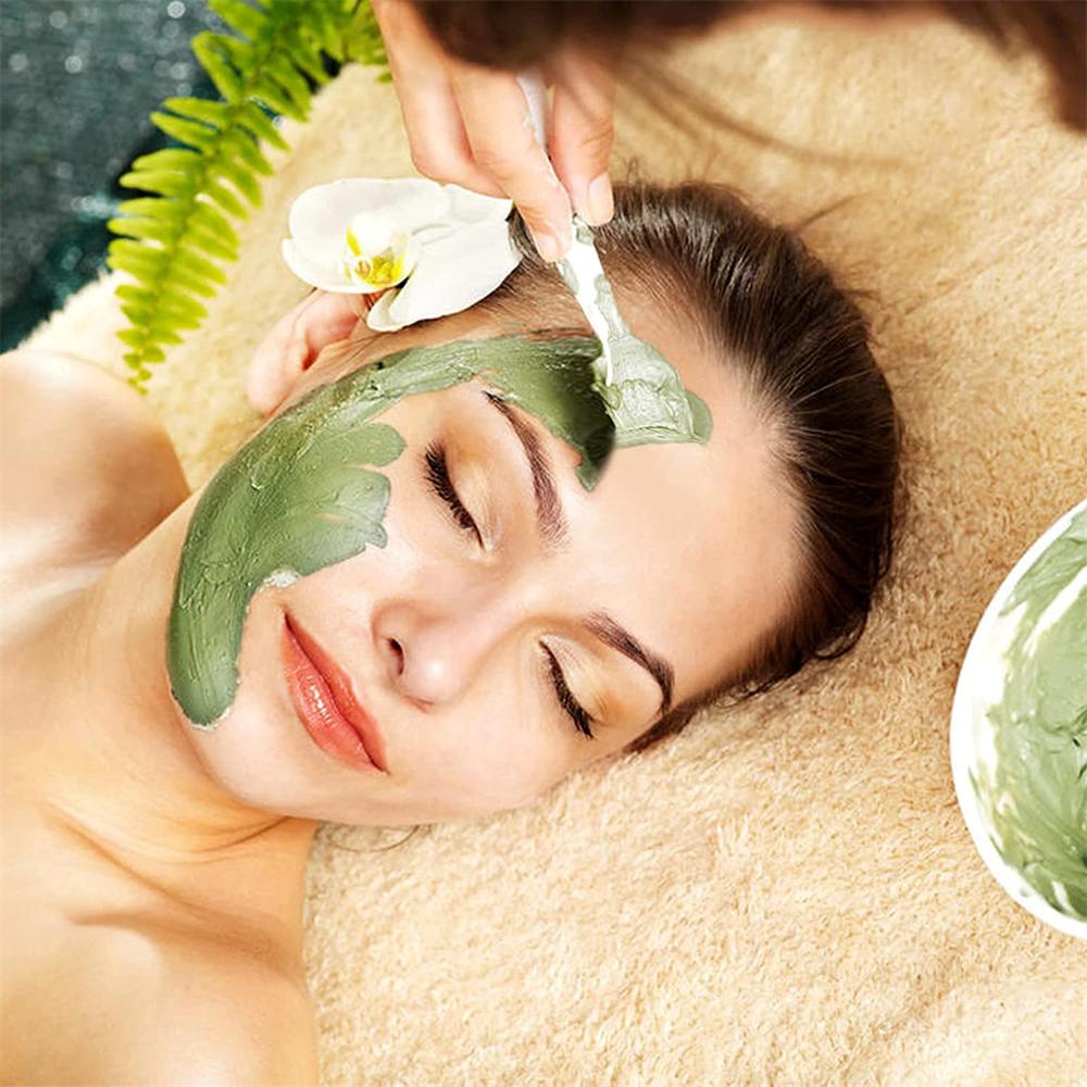 Набор пластиковых шпателей 50 шт., 4 цвета 8,2x1,5 см, косметические лопатки для смешивания кремов, масок для лица, макияжа