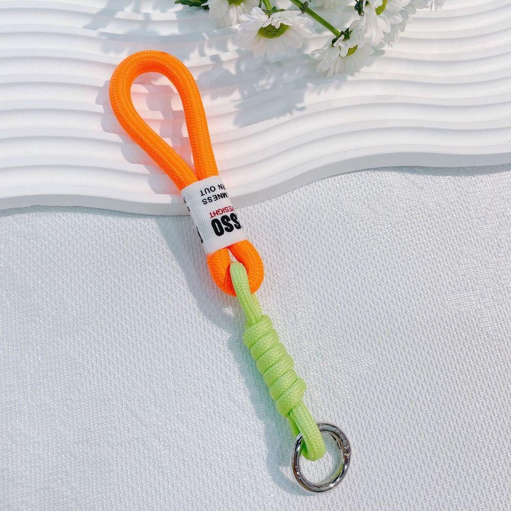 Анти-потеряшка, цветной узел, креативный плетеный шнурок, брелок, рюкзак, декор