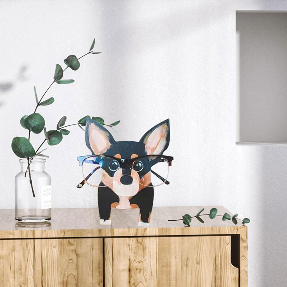 Animal Glasses Display Wooden Display Rack Creative Sunglasses Wooden Stand