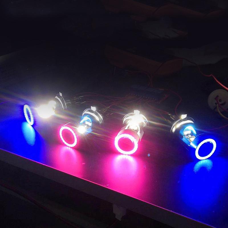 1 шт. ангельские глазки 30 Вт H4 светодиодные фары для мотоцикла Ba20D Hs1 H6 фары для скутера мотоцикла лампочки Drl аксессуары 12 В-80 В