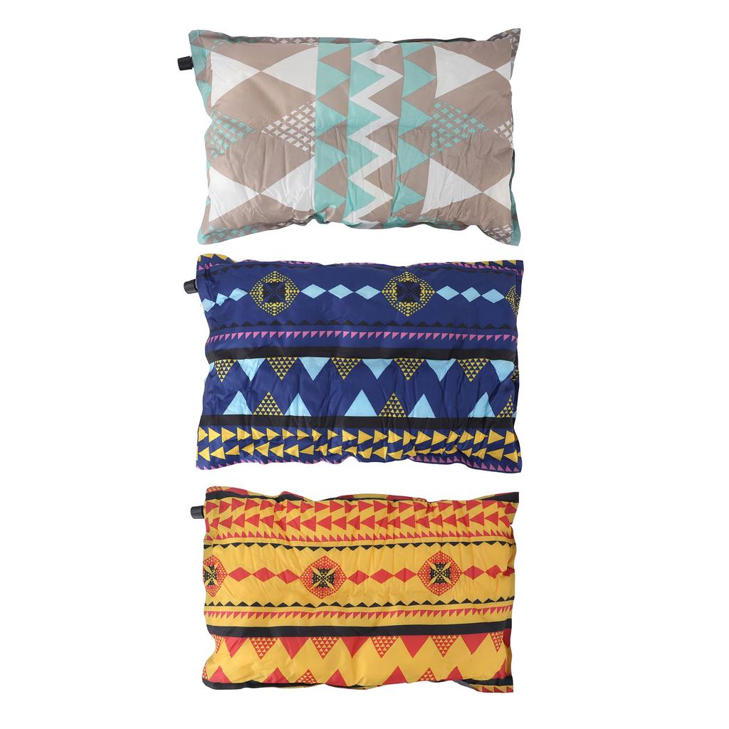 Надувная подушка для кемпинга, ПВХ, сжимаемая, легкая, красочная, автоматическая надувная подушка для трава