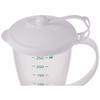 Komori Resin Cup, Stable, Non-Topple Cup with Straw, White, 300ml, Made in Japan, 8-4235-01
