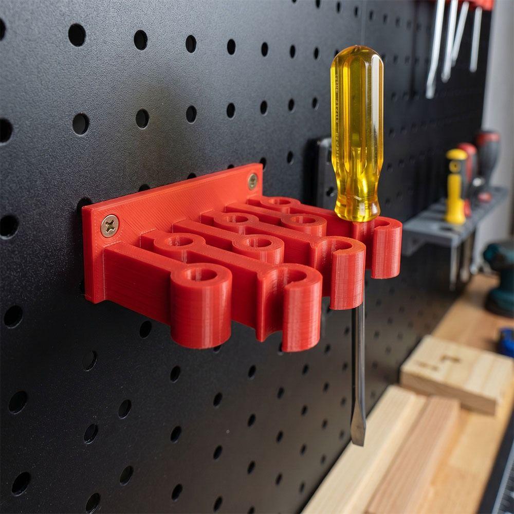 Space Saving Screwdriver Holder Multi-Function Tool Storage Rack Hardware Tool Storage