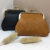 Vintage Change Purse Women's Short Purse Buckle Coin Bag Change Bag