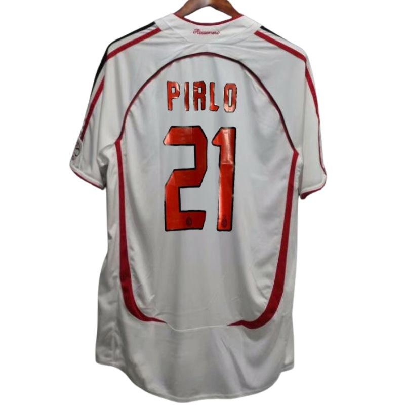 Vintage jersey 0607AC Milan No. 22 Kaka national team Brazil France Portugal short-sleeved home and away jersey