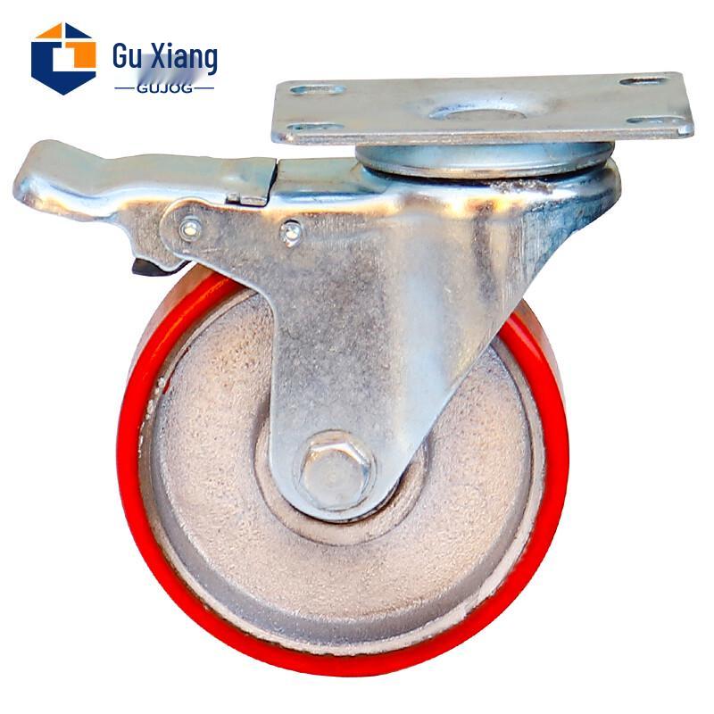 Guxiang Heavy-Duty PU Industrial Caster Wheel