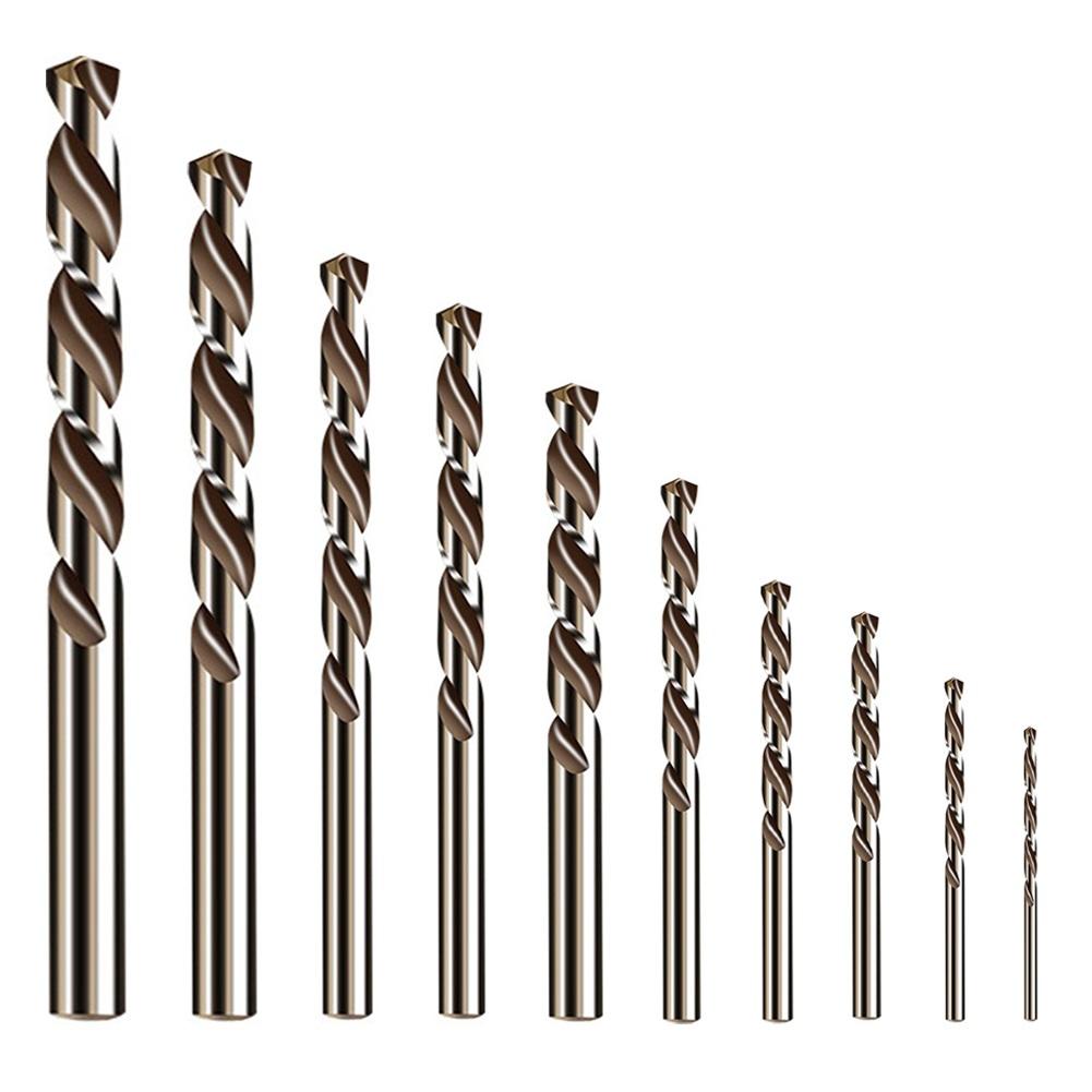 10 Pcs HSS For M35 Cobalt Drill Bit -6mm For Metal Stainless Steel Drilling Cutter Twist Drill Bit Power Tool Accessories