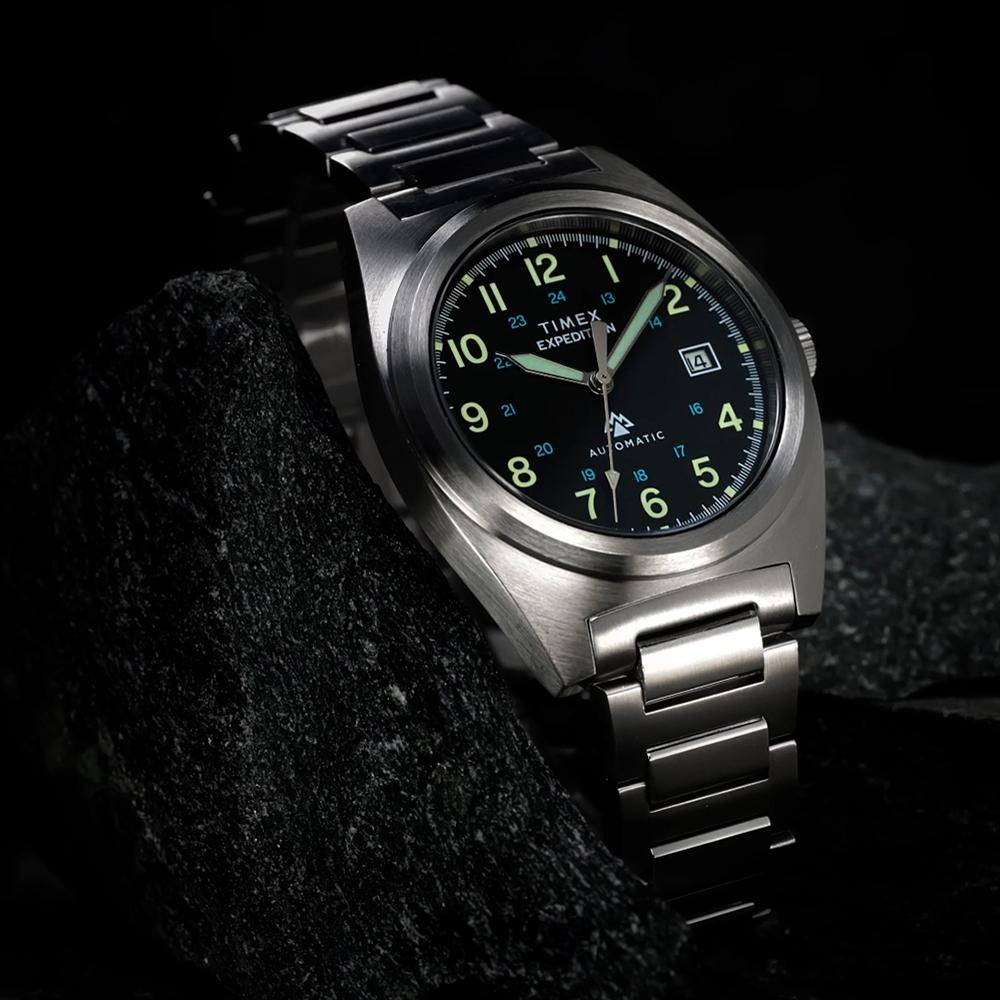 TIMEX Мужские часы Expedition Capstone Automatic из нержавеющей стали 39 мм TW2Y39600