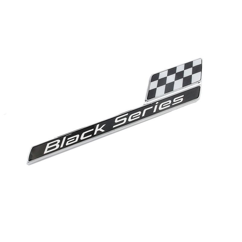 1X Black Series Emblem Car Side Trunk Badge Logo Sticker for A B C E G CLA GLK CLASS W221 W212 W213 W176 W205 W177 X253 Decoration