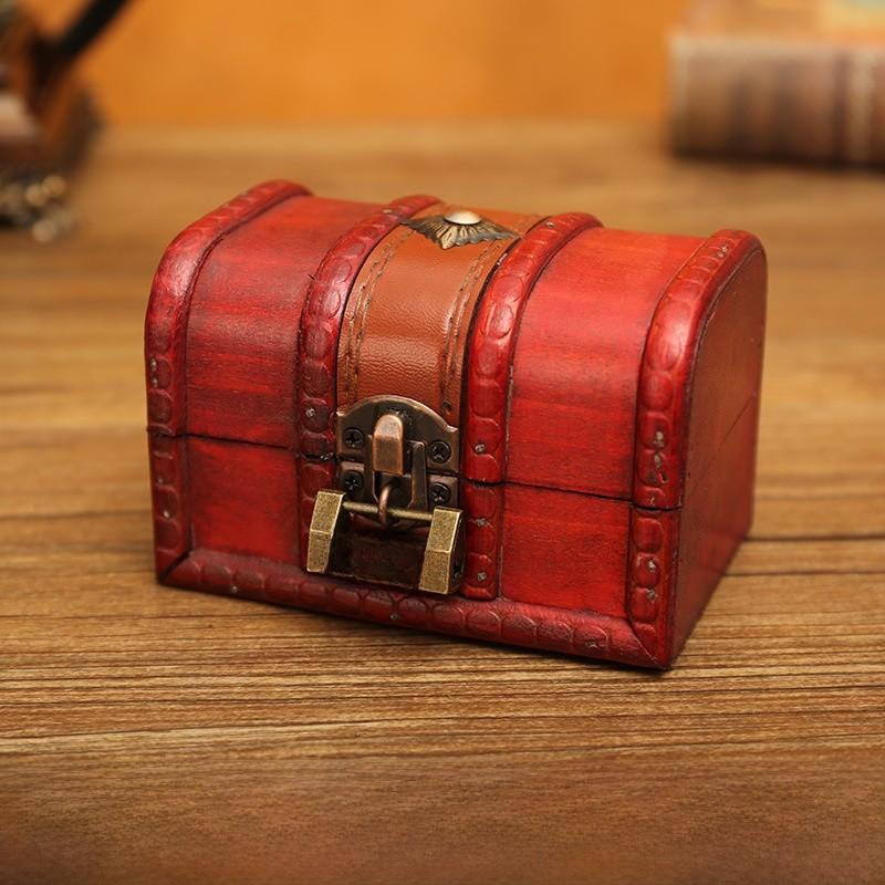 Organizer Wooden Modern Storage Box For Cosmetics Living Room Gift Decoration