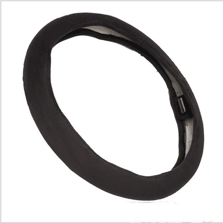 Electric Heated Suede Winter Steering Wheel Cover, 12V Warm Handle