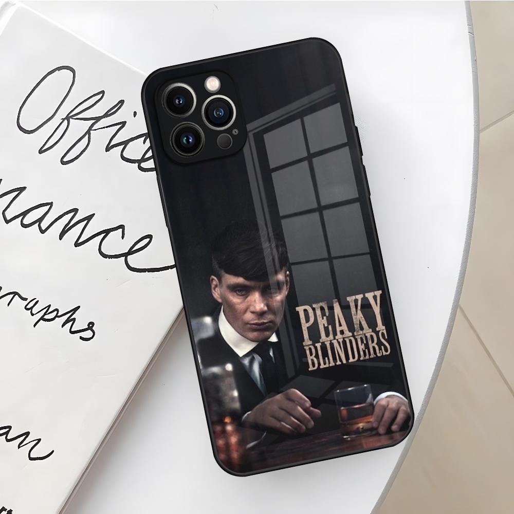 Чехол для телефона Peaky Blinders Томас Шелби для Iphone 16 15 14 12 11 13 Pro Max Mini X Xr Xs Se 8 Puls Стеклянная крышка