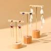 Photography Props Earring Display Stand T-Bar Earrings Hanging Organizer Earring