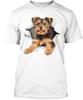 Yorkshire Terrier Torn Paper Standard Unisex T-Shirt