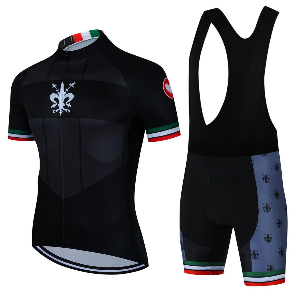 2024 веломайка Ropa комплект с коротким рукавом Ciclismo MTB мужская летняя дышащая велосипедная одежда велосипедная одежда спортивная одежда для активного отдыха