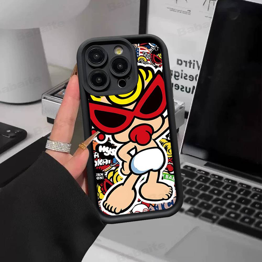 H-Hysteric Cute M-Mini TPU Phone Cover For Iphone 17 16 15 14 13 12 11 Pro Max Plus Case Cover