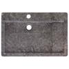 Washbasin Gray 58x39x10 cm Marble