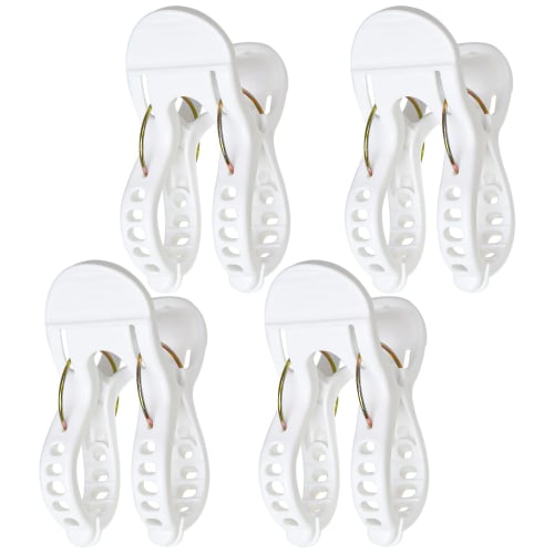 Kokubo Industries LAUND ROMAT U-Shaped Double Spring Pinch Set of 4 (KL-199)