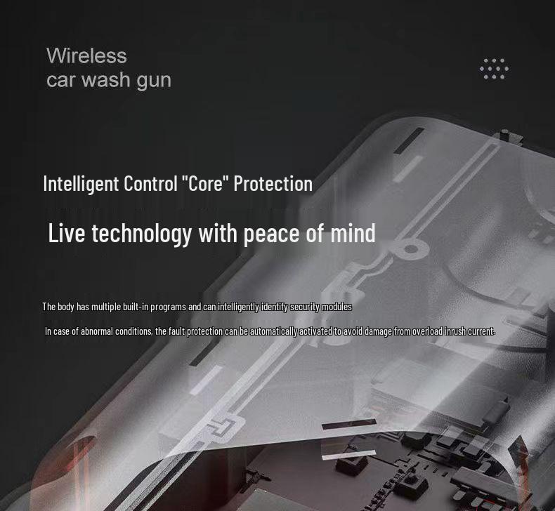 Rechargeable Cordless High-Pressure Car Washer & Multifunction Water Gun
