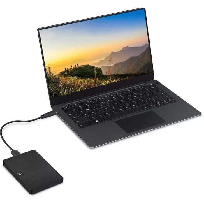 SEAGATE - Disque dur portable - HDD - 1 To - Noir
