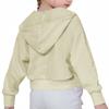 Children's Fashion Solid Color Long Sleeved Hooded Sweatshirt, Girls' Hoodie Jacket