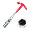 ZKTOOL 16mm T-Handle Spark Plug Wrench with 6-Corner Spark Plug Socket