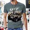 Футболка Oufi для мужчин, мужские футболки, винтажный дизайн автомобиля, хип-хоп-топы, спортивный костюм с коротким рукавом и 3D-принтом, новые пляжные футболки 2022 года