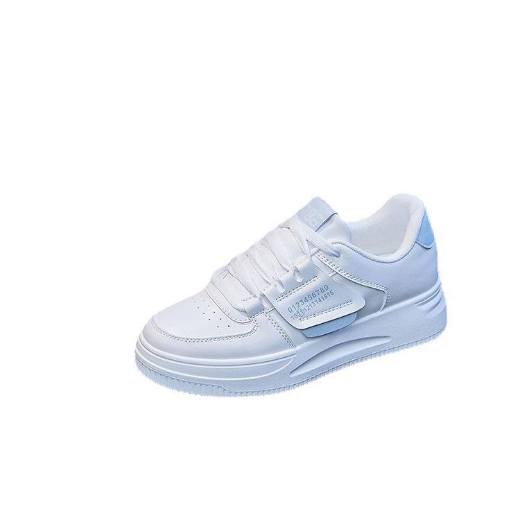 Весна 2025 новые маленькие белые туфли женские туфли универсальные модные на платформе корейская версия студенческие повседневные спортивные кеды