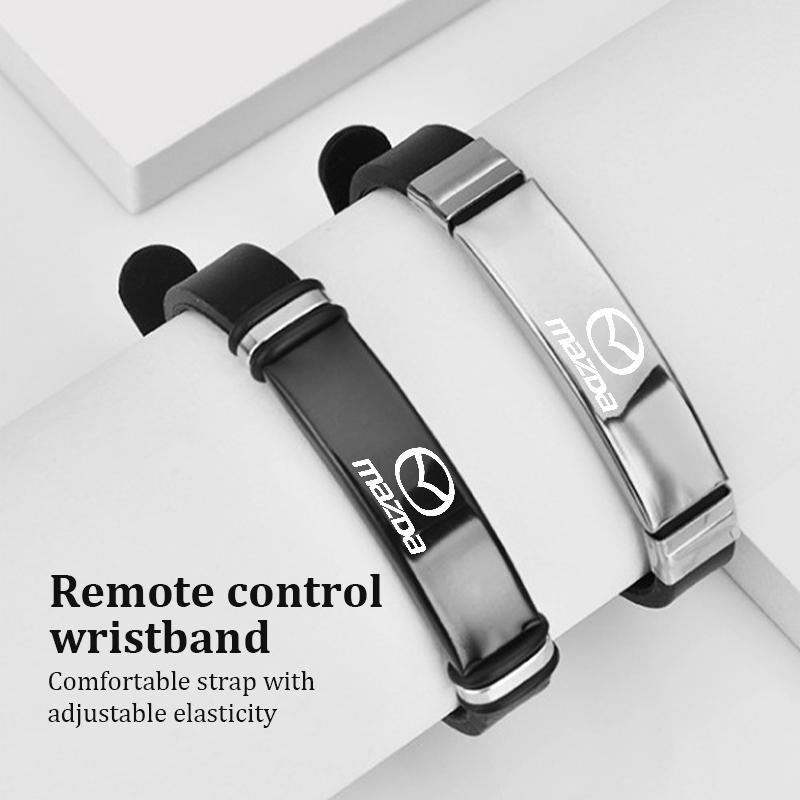 AAGC1 For Mazda Car Logo Custom Bracelets Wirstband Stainless Steel For Men Axela Speed 6 CX3 CX4 CX5 CX7 CX8 CX9 MS Demio