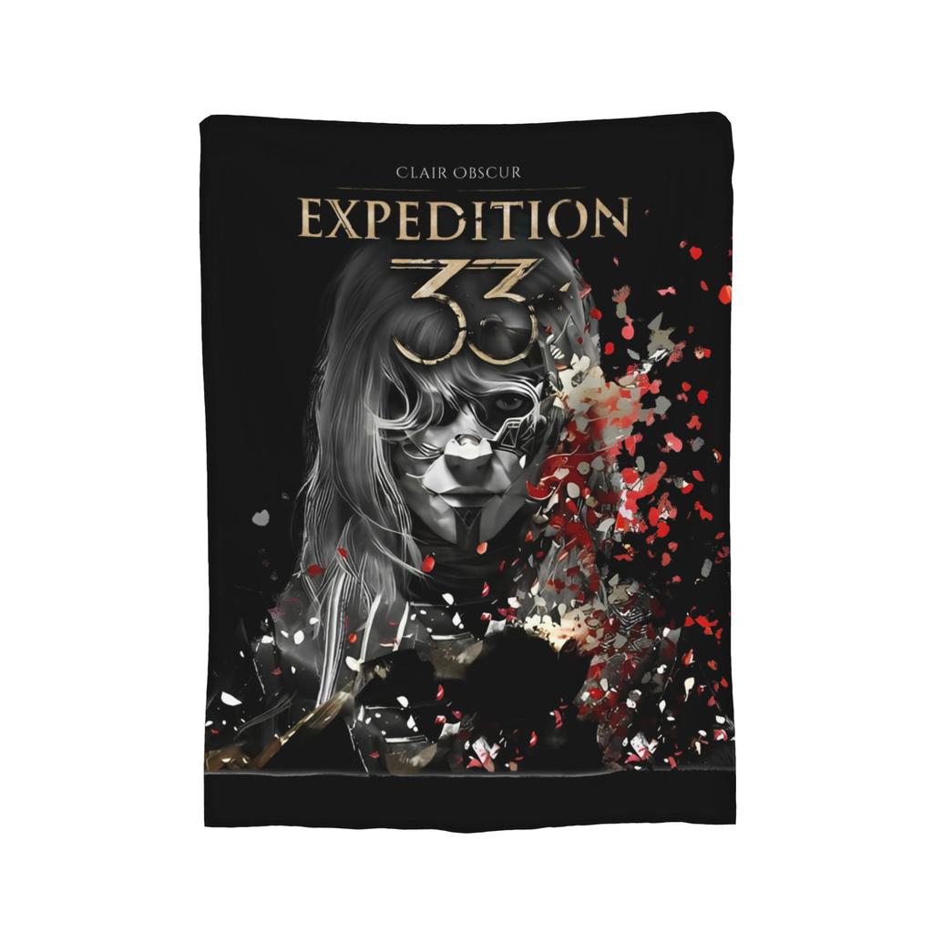 Esquie Clair Obscur Expedition 33 Tarot Card Blanket Fleece Printed Warm Throw Blankets for Bedding Travel Bedding Throws