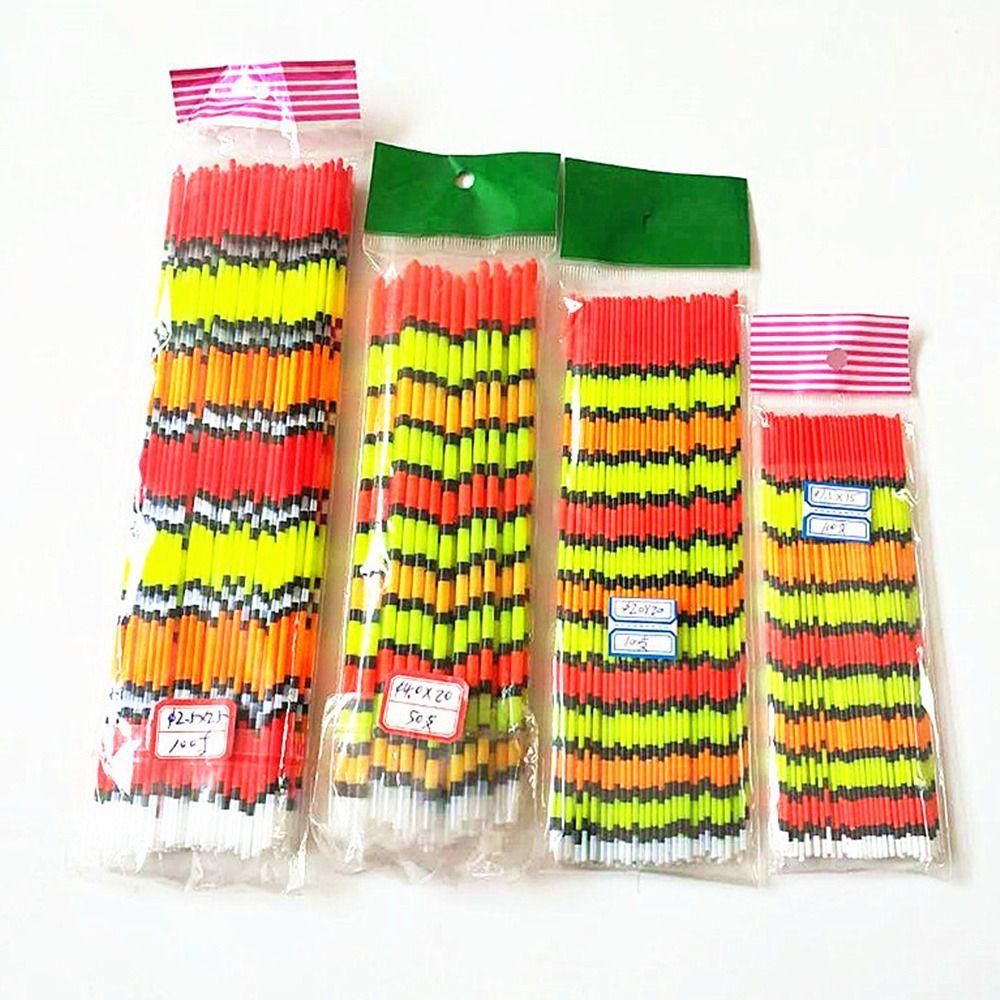 10pcs DIY Fishing  Float Top Drift Tail Eye catching Fishing Float Top Floats Buoy  Night Fishing