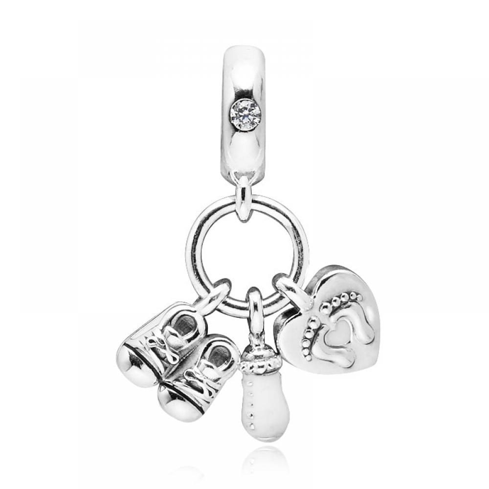 PAndora 798106cz My Little Baby Pendant And Dangle Silver Charm