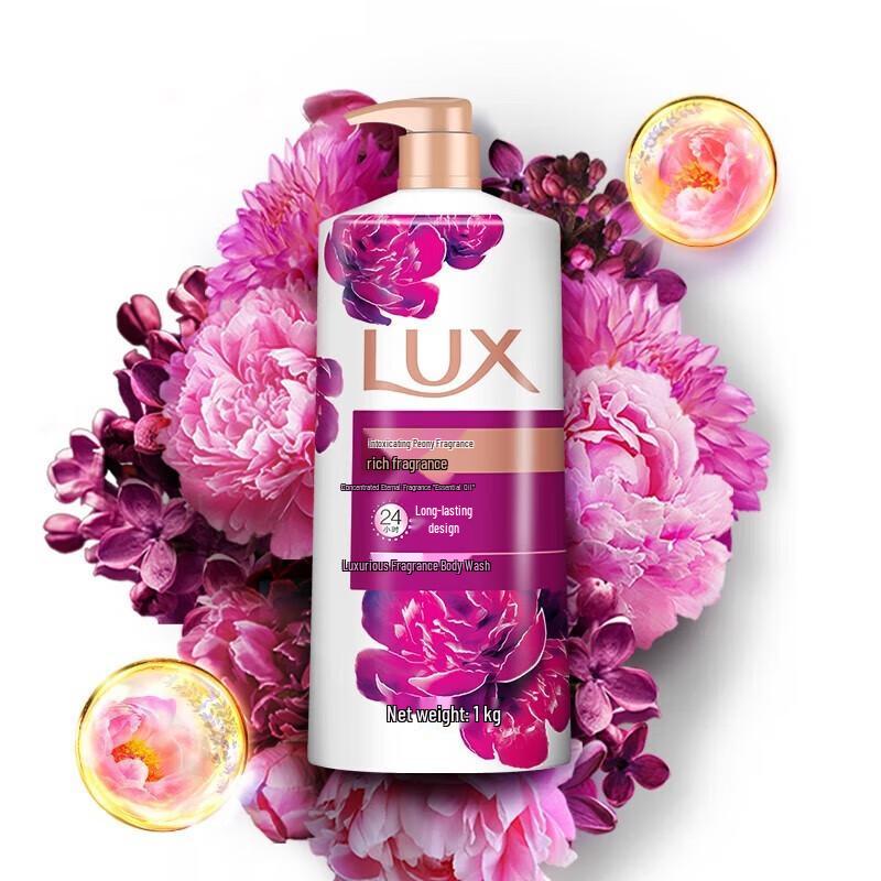 Гель для душа Lux с ароматом пиона, стойкий аромат