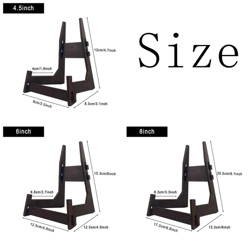 Wooden Art Display Stand Anti-Slip Book Display Stand Picture Frame Stand Cookbooks