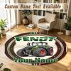 Round Rug Custom NameFendt Pattern Non Slip Carpet Home Floor Decor