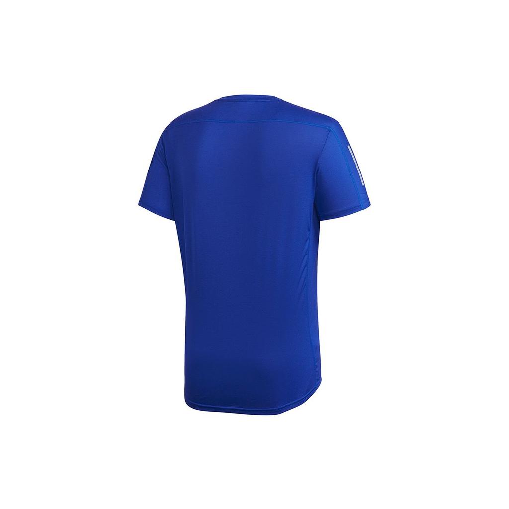 Adidas Мужские тренировочные футболки со светоотражающими полосками Own The Run, королевский синий FS9800