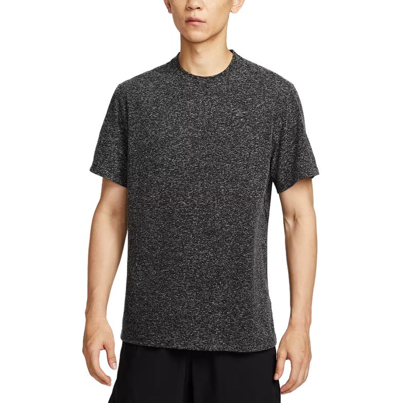 Nike Футболка с коротким рукавом и логотипом, с круглым вырезом, мужская, топы, черная, HV0436-010