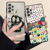 Dogs Are Girls Best Friends Dog Paw Case For Samsung Galaxy A23 A33 A13 A21s A71 A31 A51 A53 A32 A52 A72 A22 Black Soft Cover