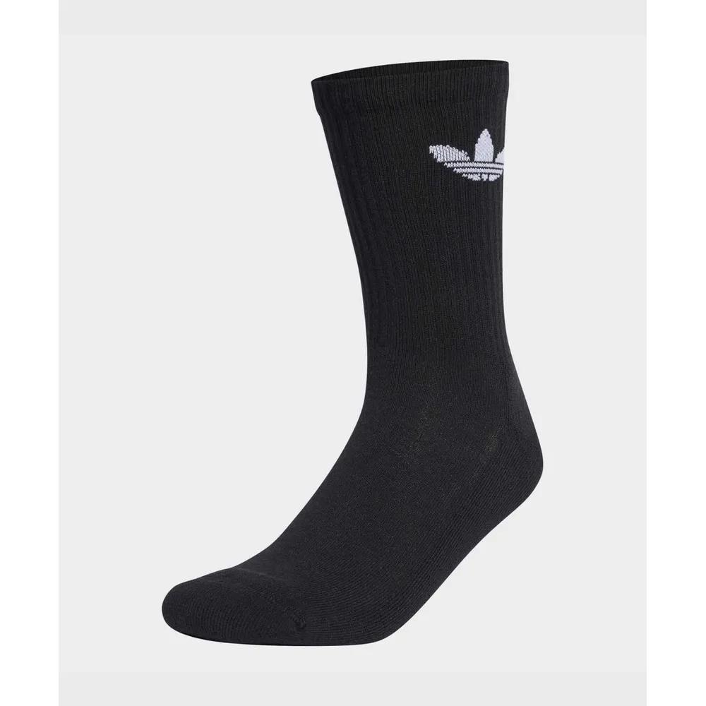 adidas Trefoil Crew Sock Cushion 1 Pair - Black KE1341 6136351