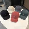 Thin big head circumference letter embroidery soft top baseball cap children's Korean version casual versatile sunshade sun protection cap