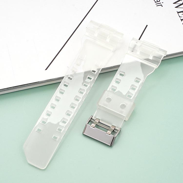 Black Gold Rubber Resin Watch Strap for Casio GA110/400/700/GD120/140