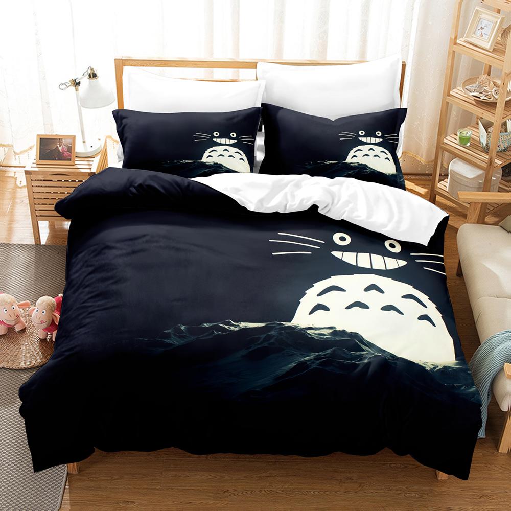 Kemila 3D постельное белье Мой сосед Тоторо наборы пододеяльников с наволочкой Twin Full Queen King Постельное белье