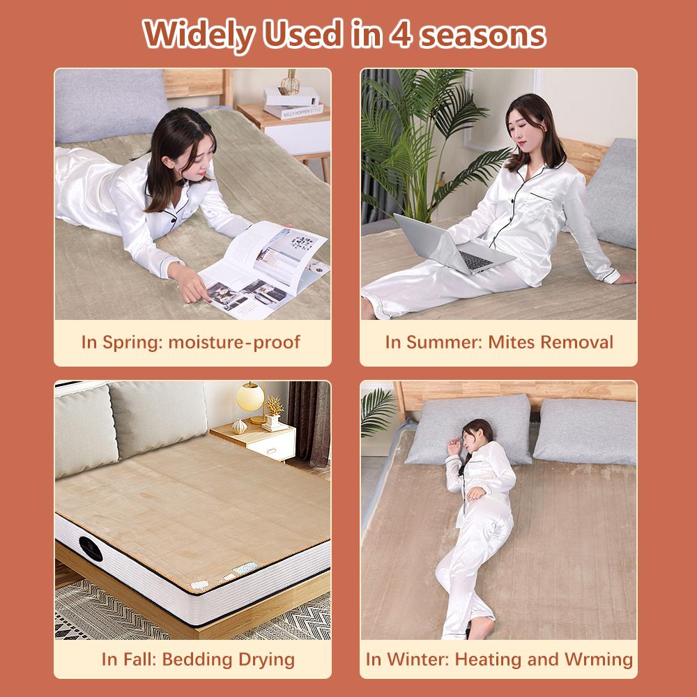 Одеяло с электрическим подогревом, грелка, теплое фланелевое одеяло, быстрый нагрев, зимний теплый теплый матрас, уютный матрас